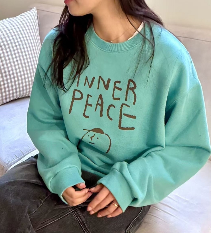 韓 英文字小頭上衣 2色 size