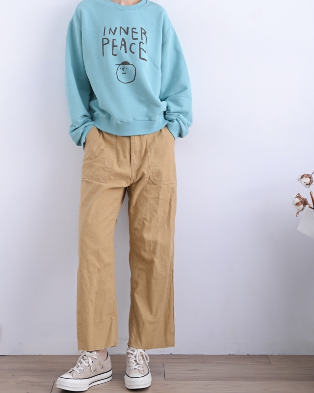 韓 英文字小頭上衣 2色 size