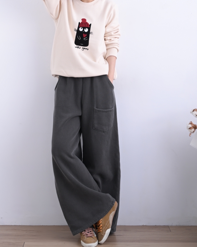 韓 戴紅帽咪上衣 2色 size