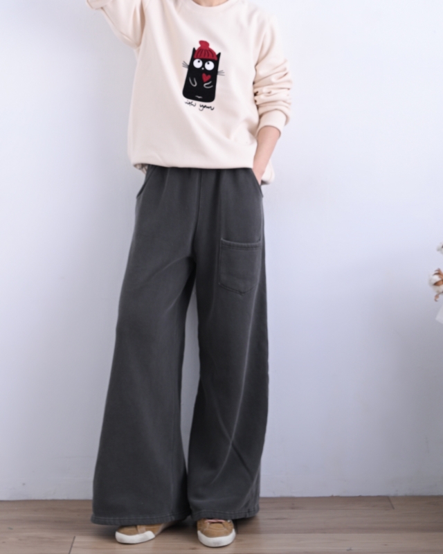 韓 戴紅帽咪上衣 2色 size