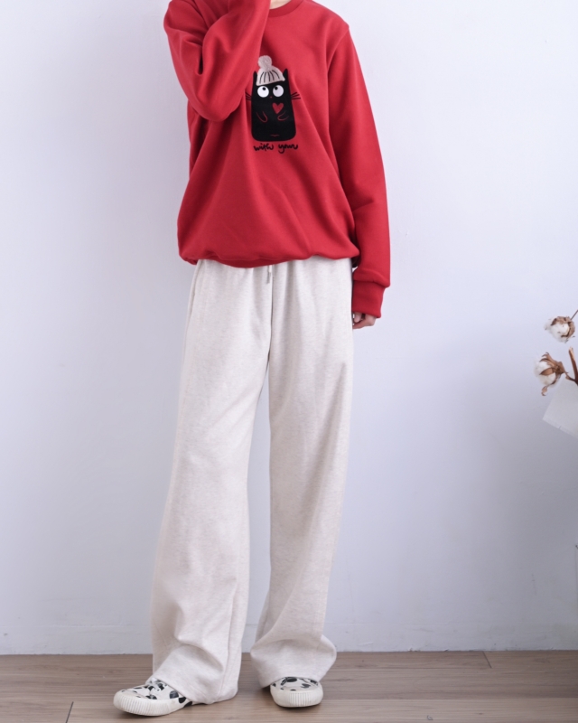 韓 戴紅帽咪上衣 2色 size