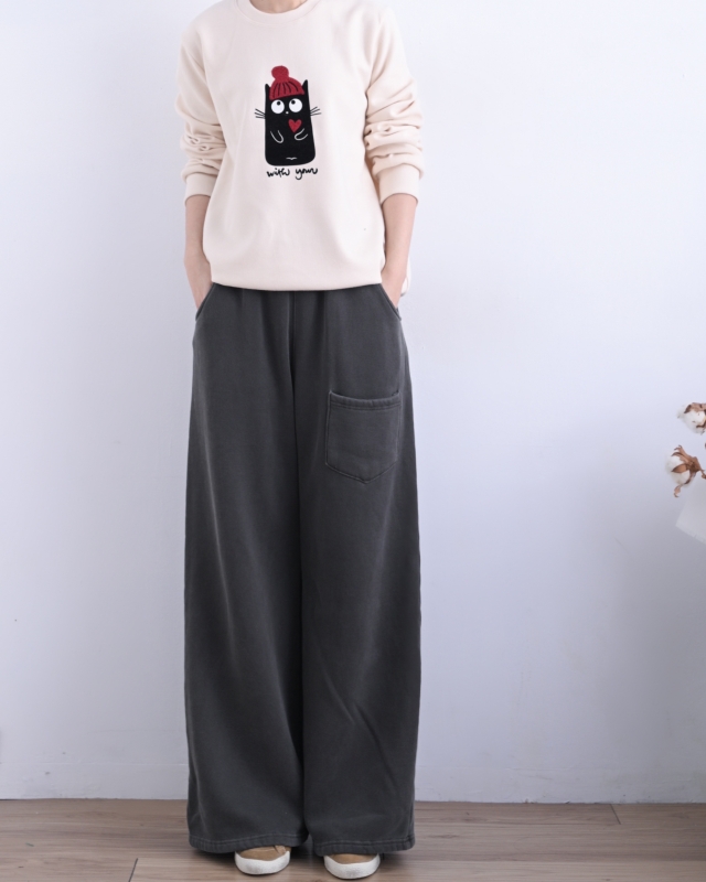 韓 戴紅帽咪上衣 2色 size