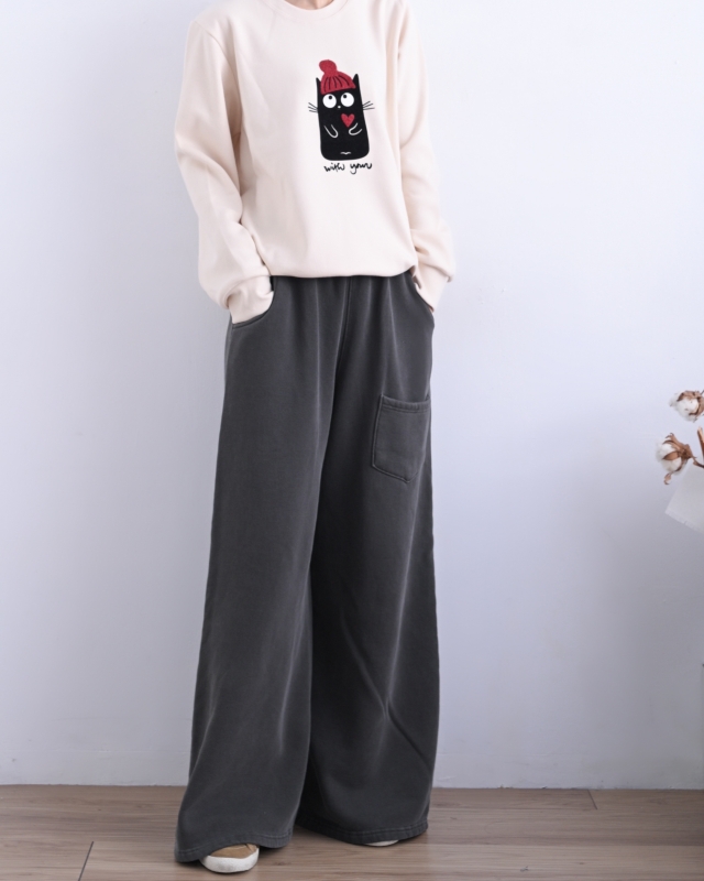 韓 戴紅帽咪上衣 2色 size