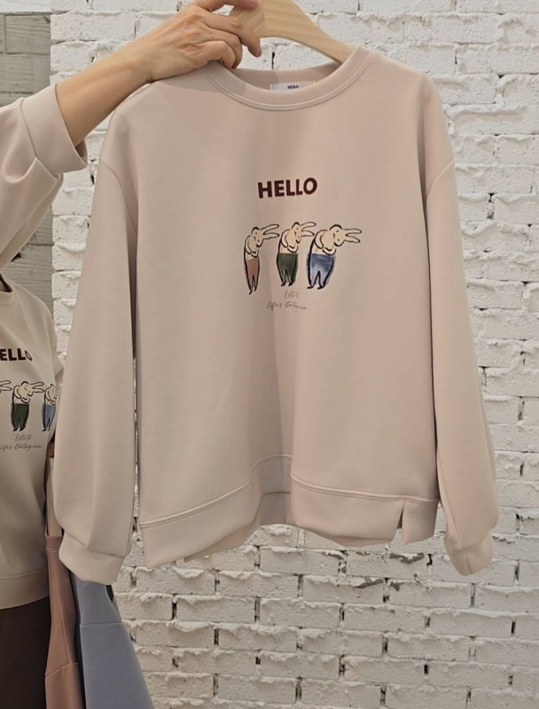 韓 歪頭兔們上衣 3色 size