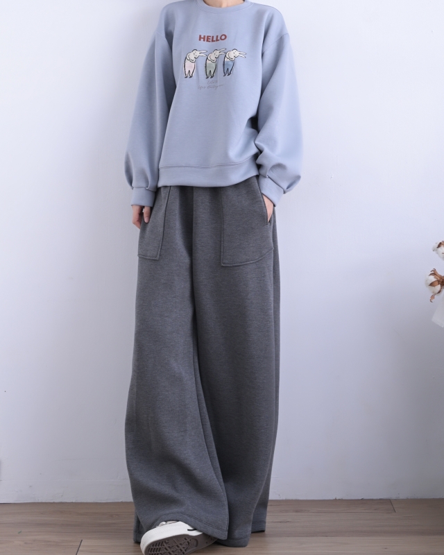 韓 歪頭兔們上衣 3色 size