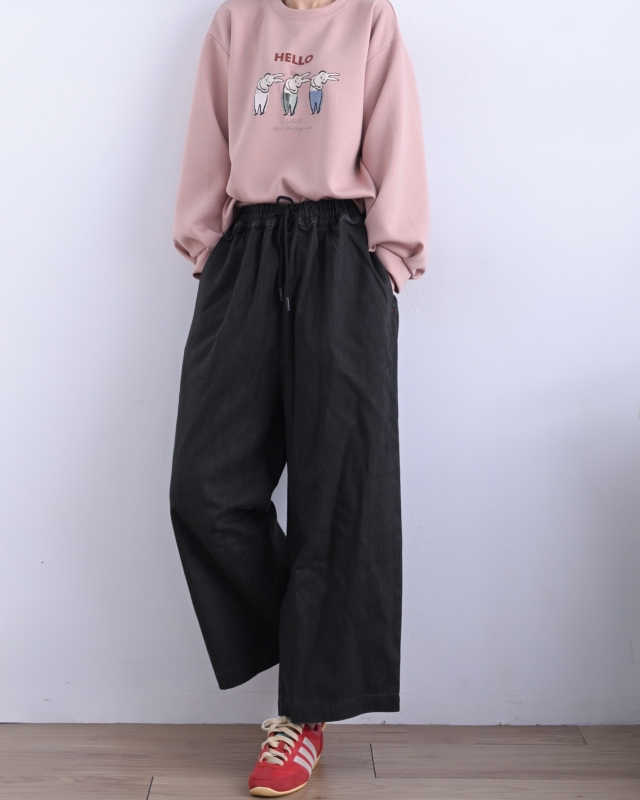 韓 歪頭兔們上衣 3色 size