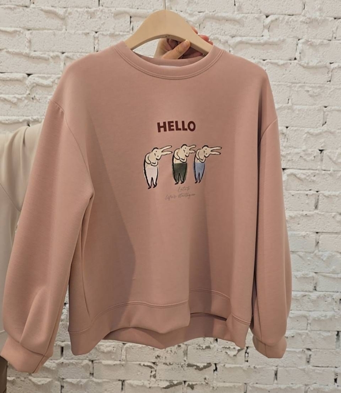 韓 歪頭兔們上衣 3色 size