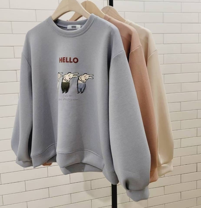 韓 歪頭兔們上衣 3色 size