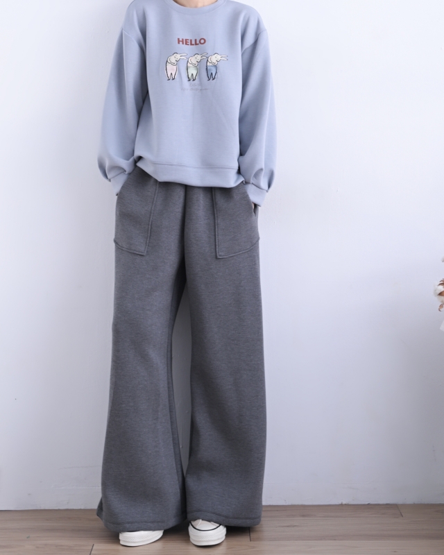 韓 歪頭兔們上衣 3色 size