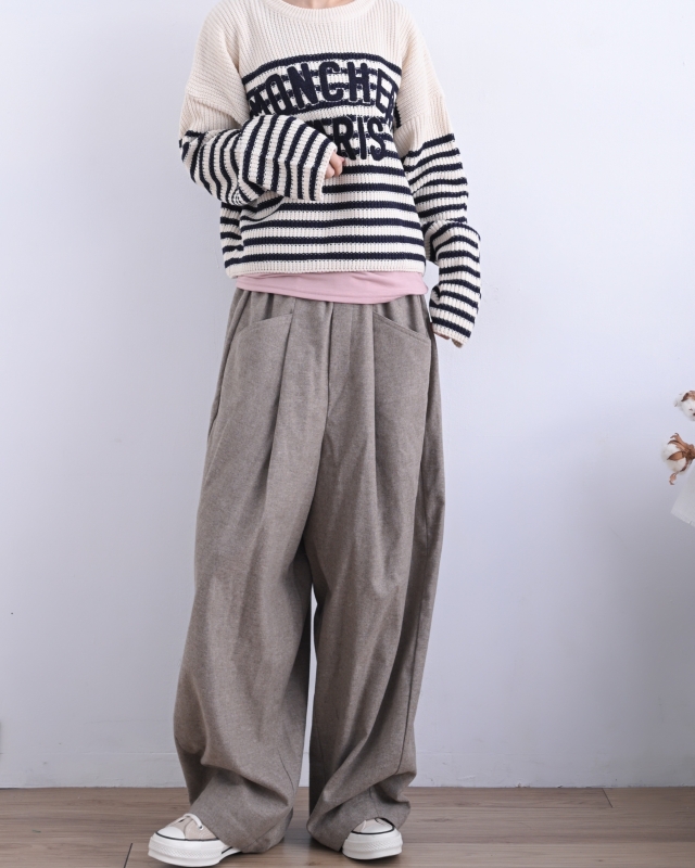 韓 英文字寬鬆橫文上衣 3色 size