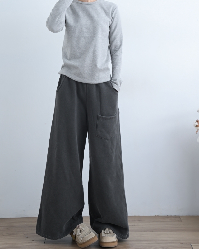 韓 圓領素色上衣 6色 size