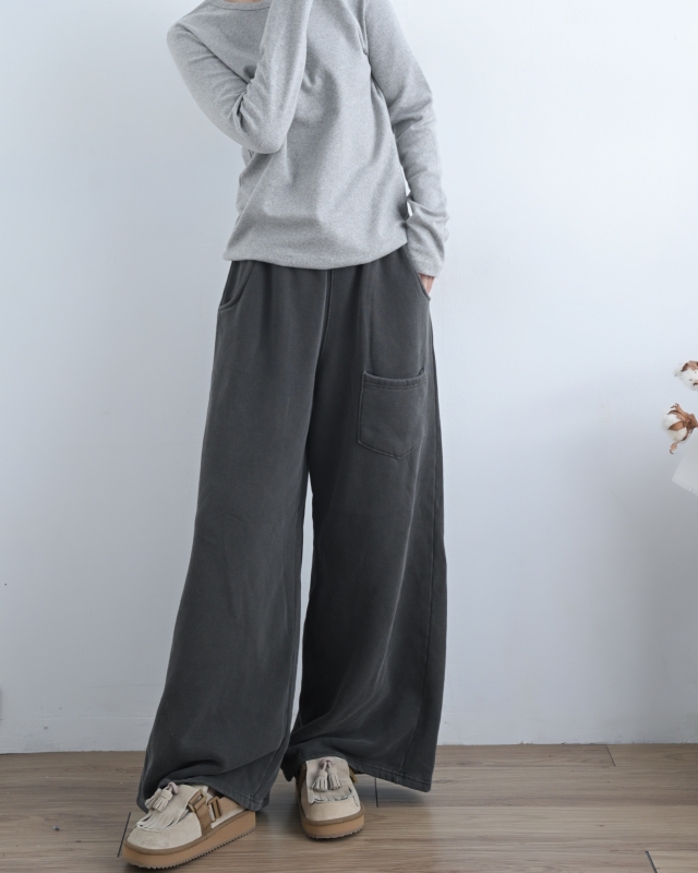 韓 圓領素色上衣 6色 size