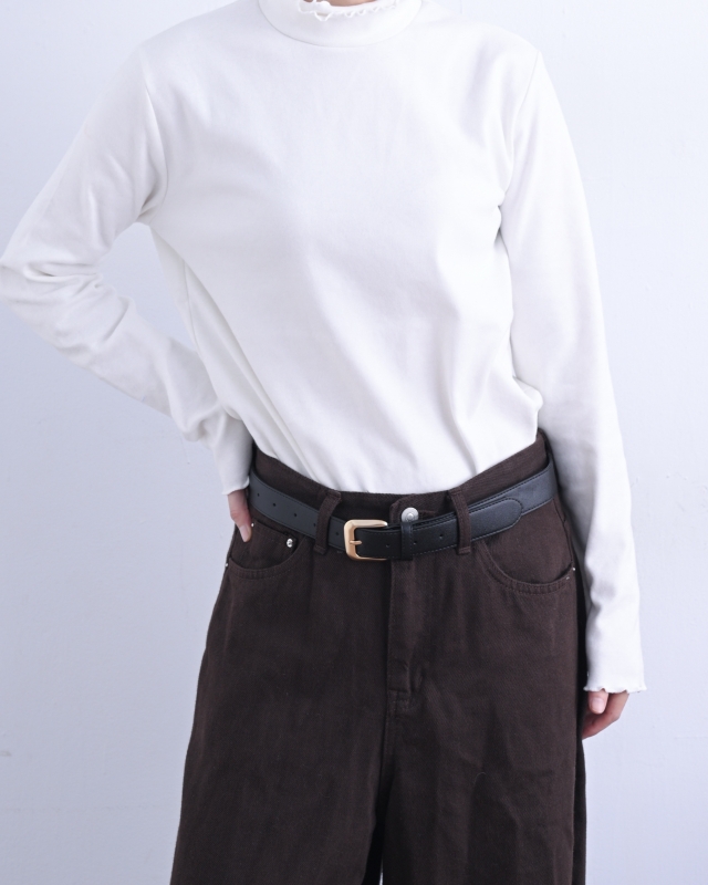 韓 雙層波浪領素色上衣 12色 size