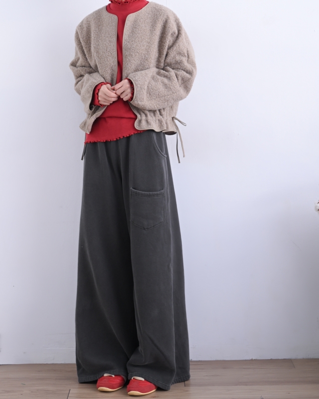 韓 雙層波浪領素色上衣 12色 size