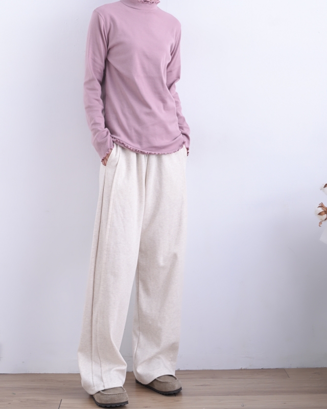 韓 雙層波浪領素色上衣 12色 size