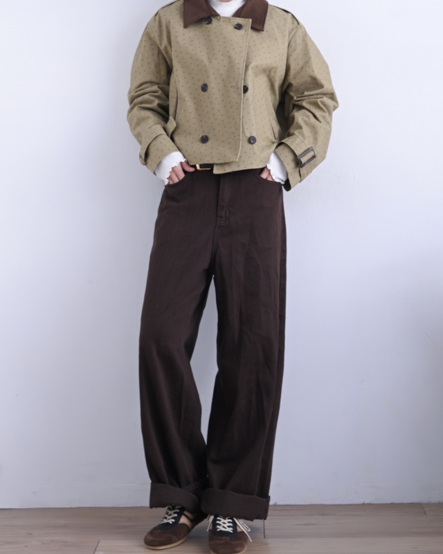 韓 雙層波浪領素色上衣 12色 size