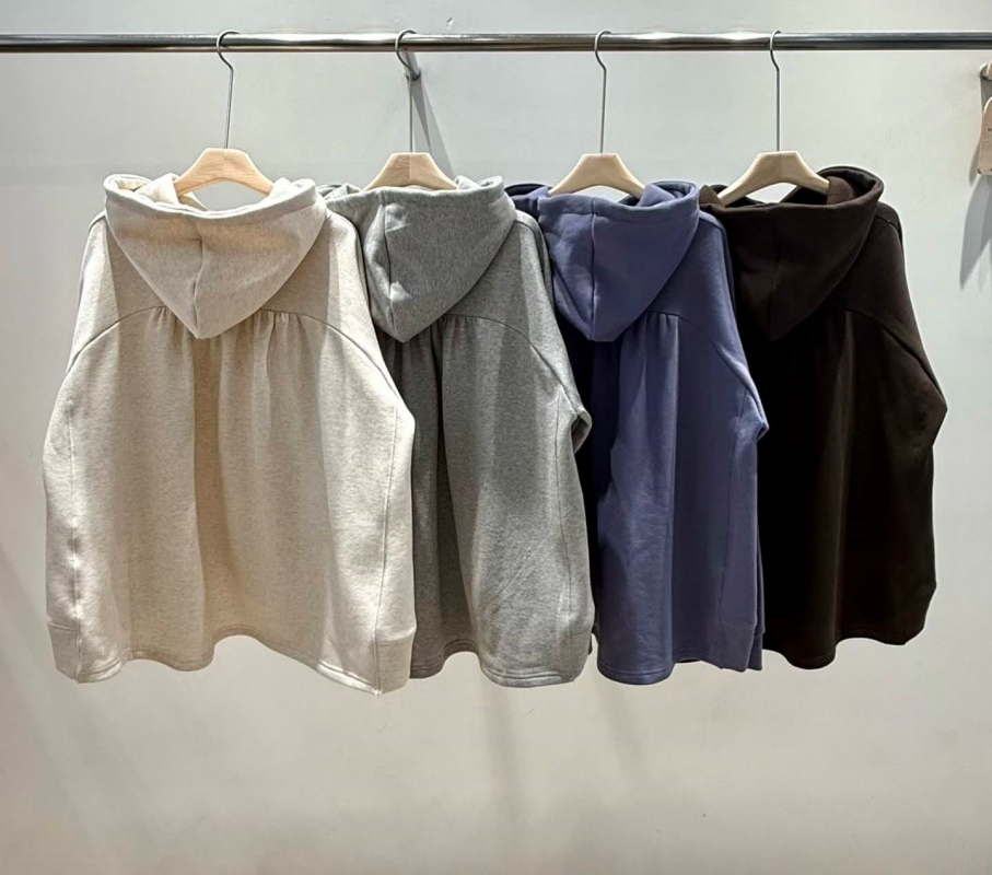 韓 傘狀連帽上衣 4色 size