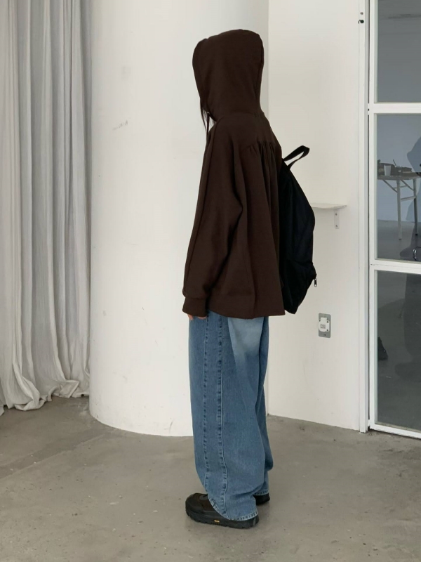 韓 傘狀連帽上衣 4色 size