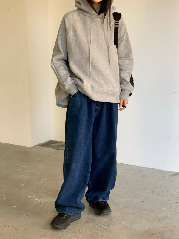 韓 傘狀連帽上衣 4色 size