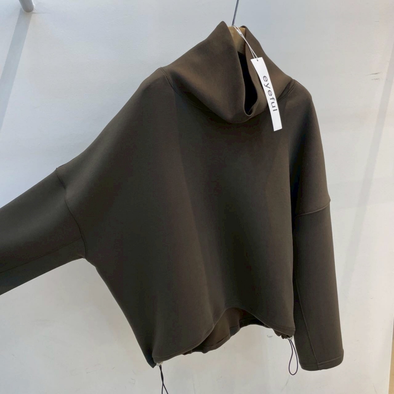 韓 翻領落肩上衣 4色 size