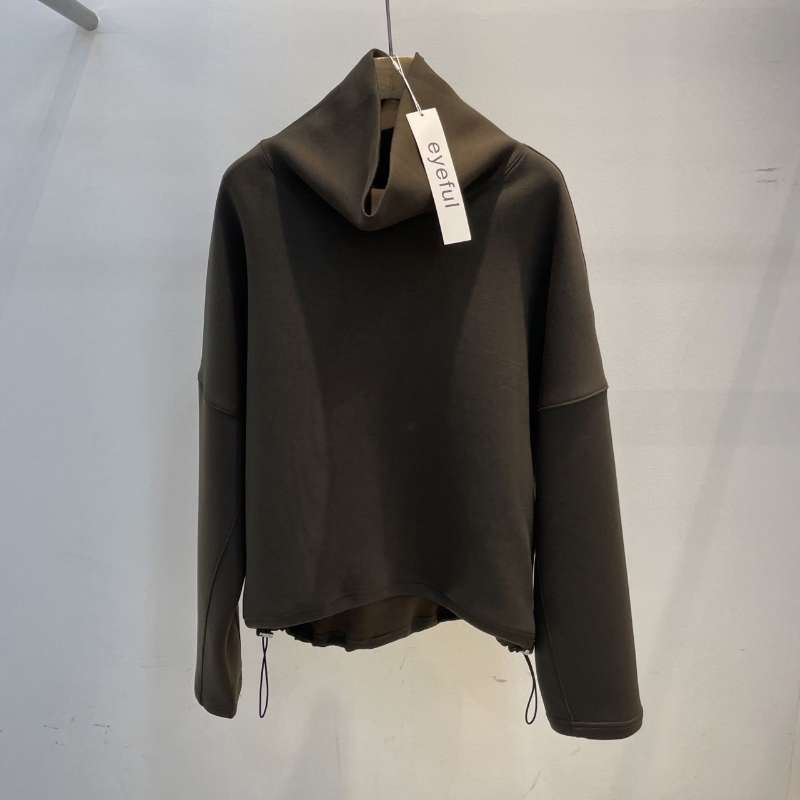 韓 翻領落肩上衣 4色 size