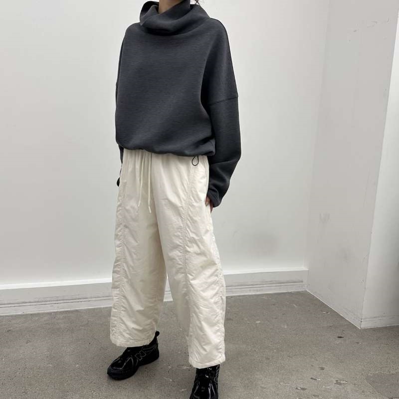 韓 翻領落肩上衣 4色 size