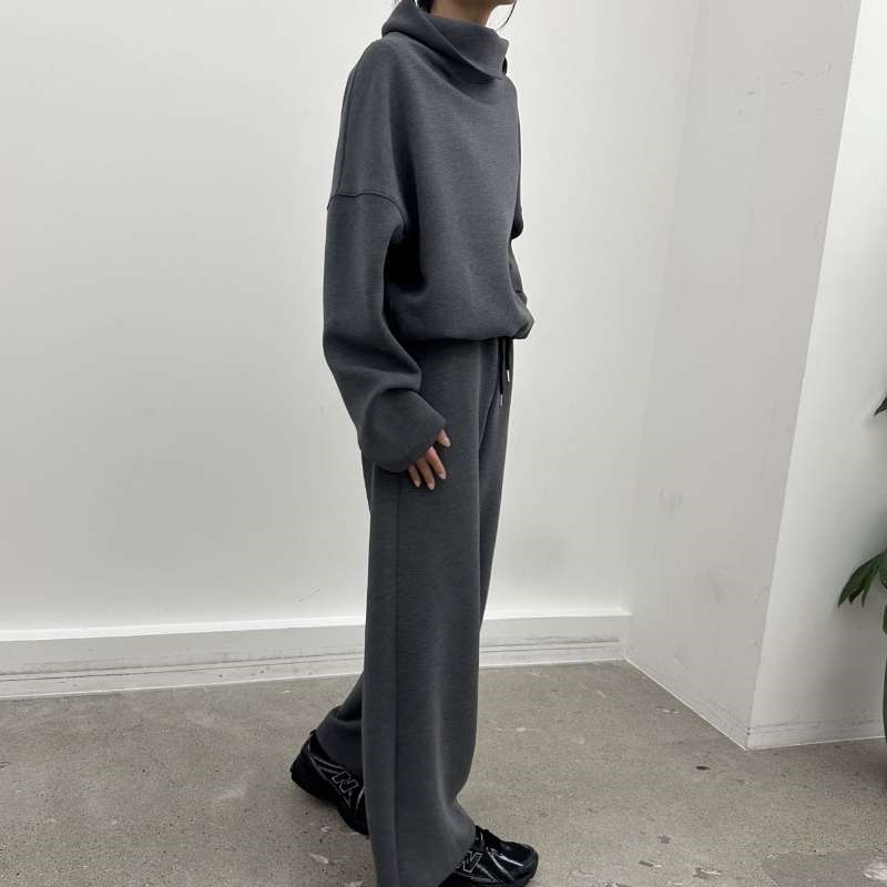 韓 翻領落肩上衣 4色 size