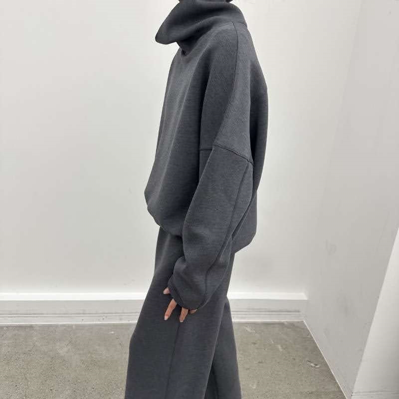 韓 翻領落肩上衣 4色 size