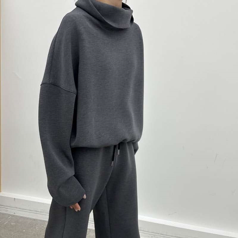 韓 翻領落肩上衣 4色 size