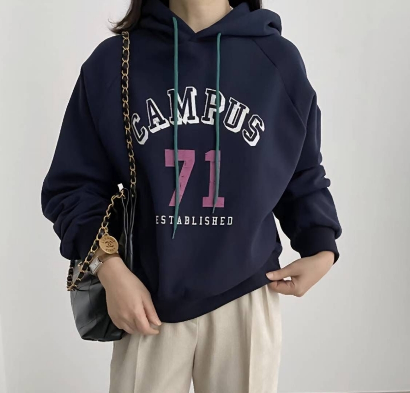 韓 71連帽上衣 2色 size