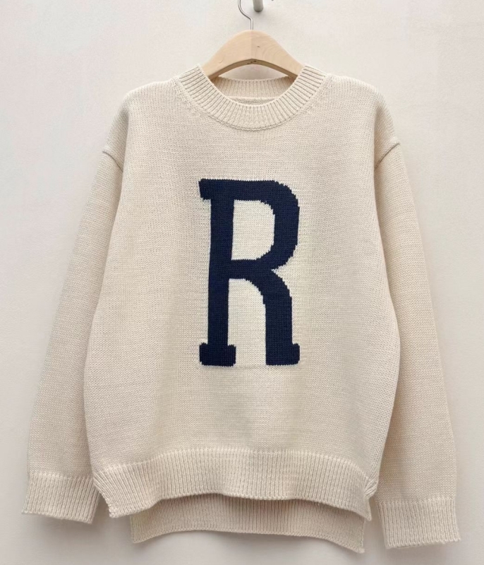 韓 大R英文字上衣 3色 size