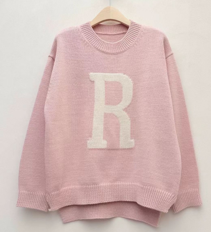 韓 大R英文字上衣 3色 size