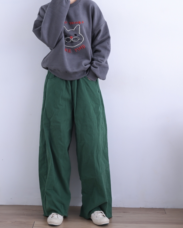 韓 縫線大頭咪上衣 3色 size