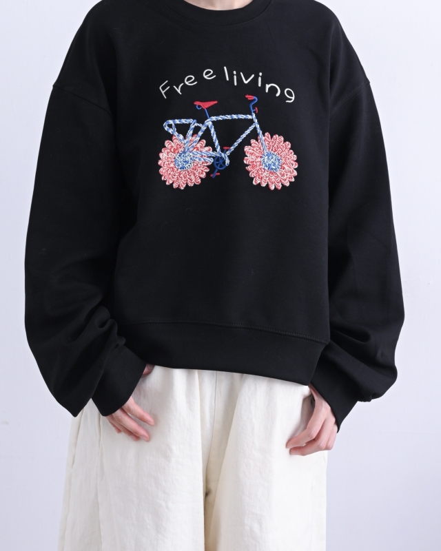 韓 花腳踏車上衣 2色 size