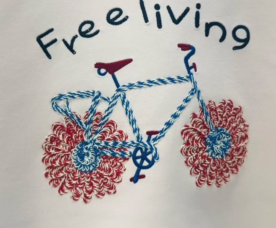 韓 花腳踏車上衣 2色 size