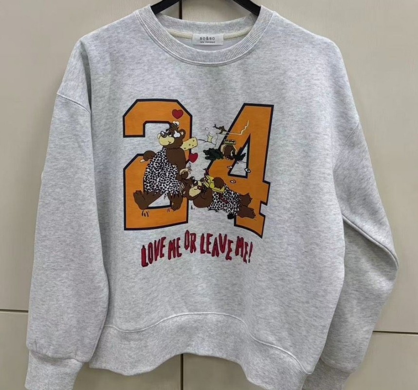 韓 24熊上衣 2色 size