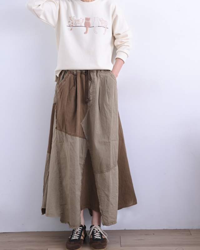 韓 喵喵背影上衣 2色 size