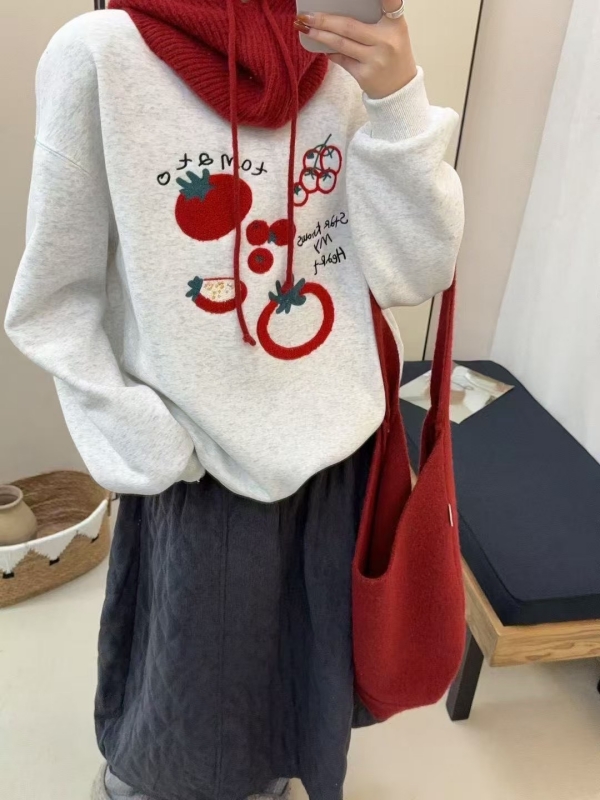 韓 番茄上衣 3色 size