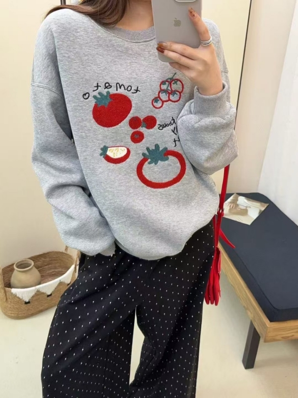 韓 番茄上衣 3色 size