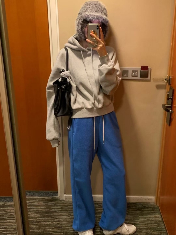 韓 短版連帽上衣 5色 size