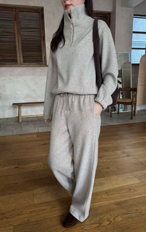 韓 拉鍊立領上衣 4色 size