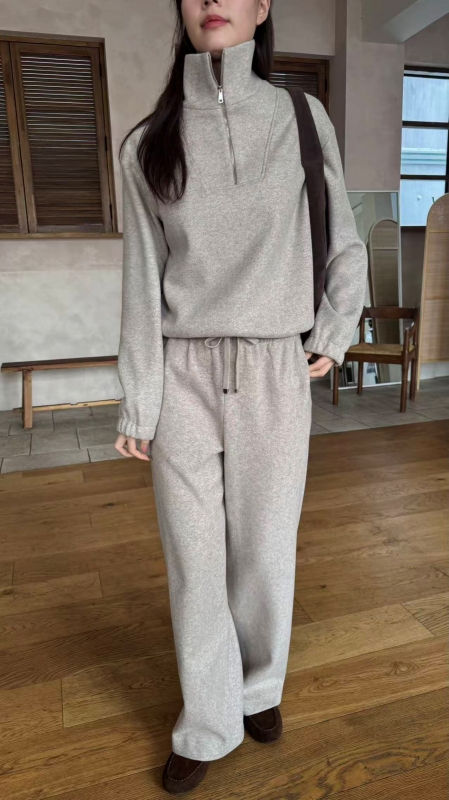 韓 拉鍊立領上衣 4色 size