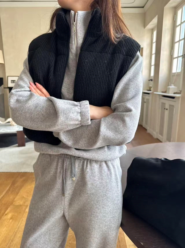 韓 拉鍊立領上衣 4色 size