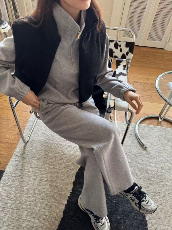 韓 拉鍊立領上衣 4色 size