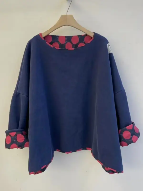 韓 兩面穿點點上衣 3色 size