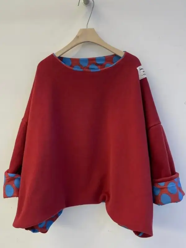 韓 兩面穿點點上衣 3色 size