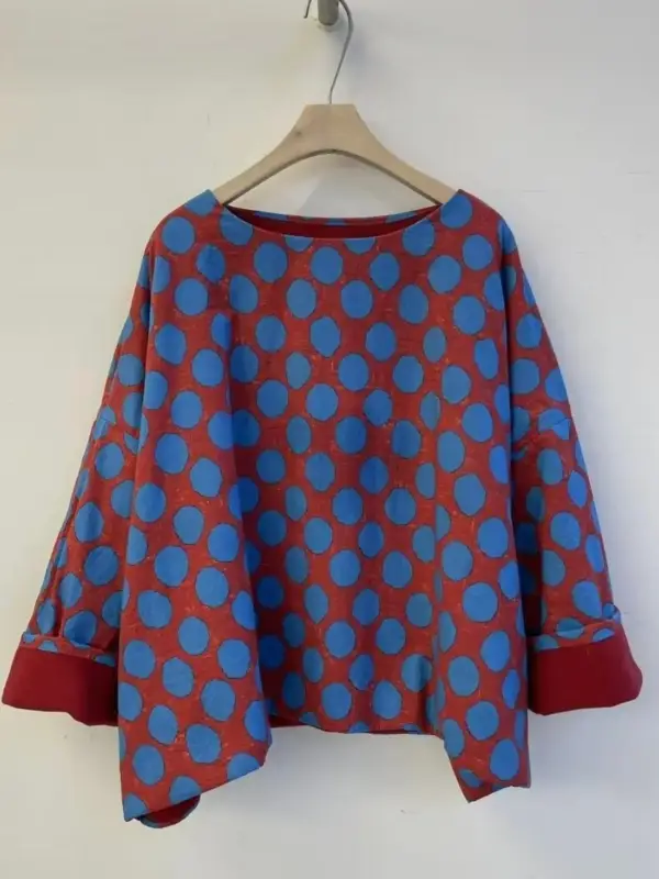 韓 兩面穿點點上衣 3色 size