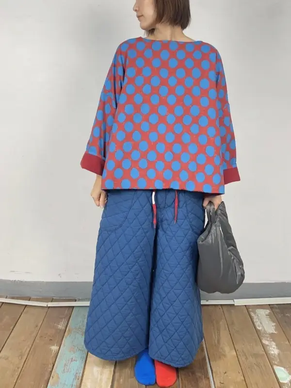 韓 兩面穿點點上衣 3色 size