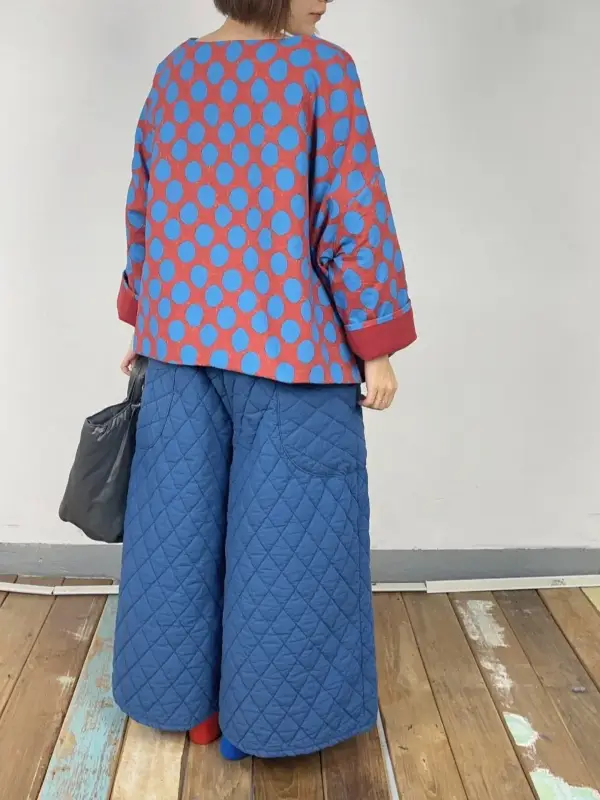 韓 兩面穿點點上衣 3色 size