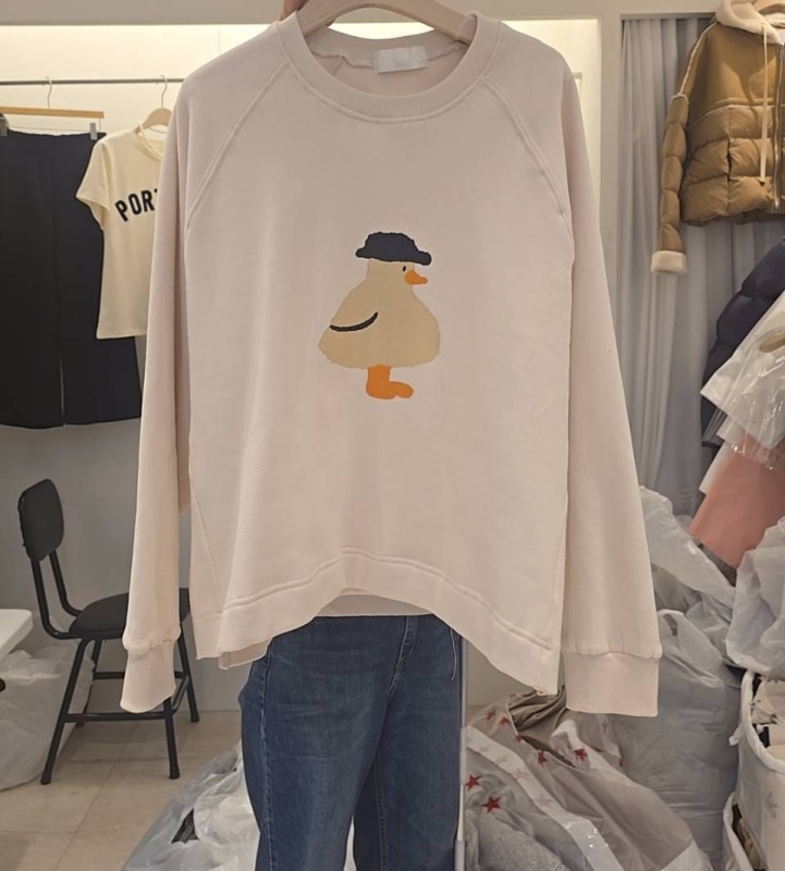 韓 戴帽鴨子上衣 2色 size